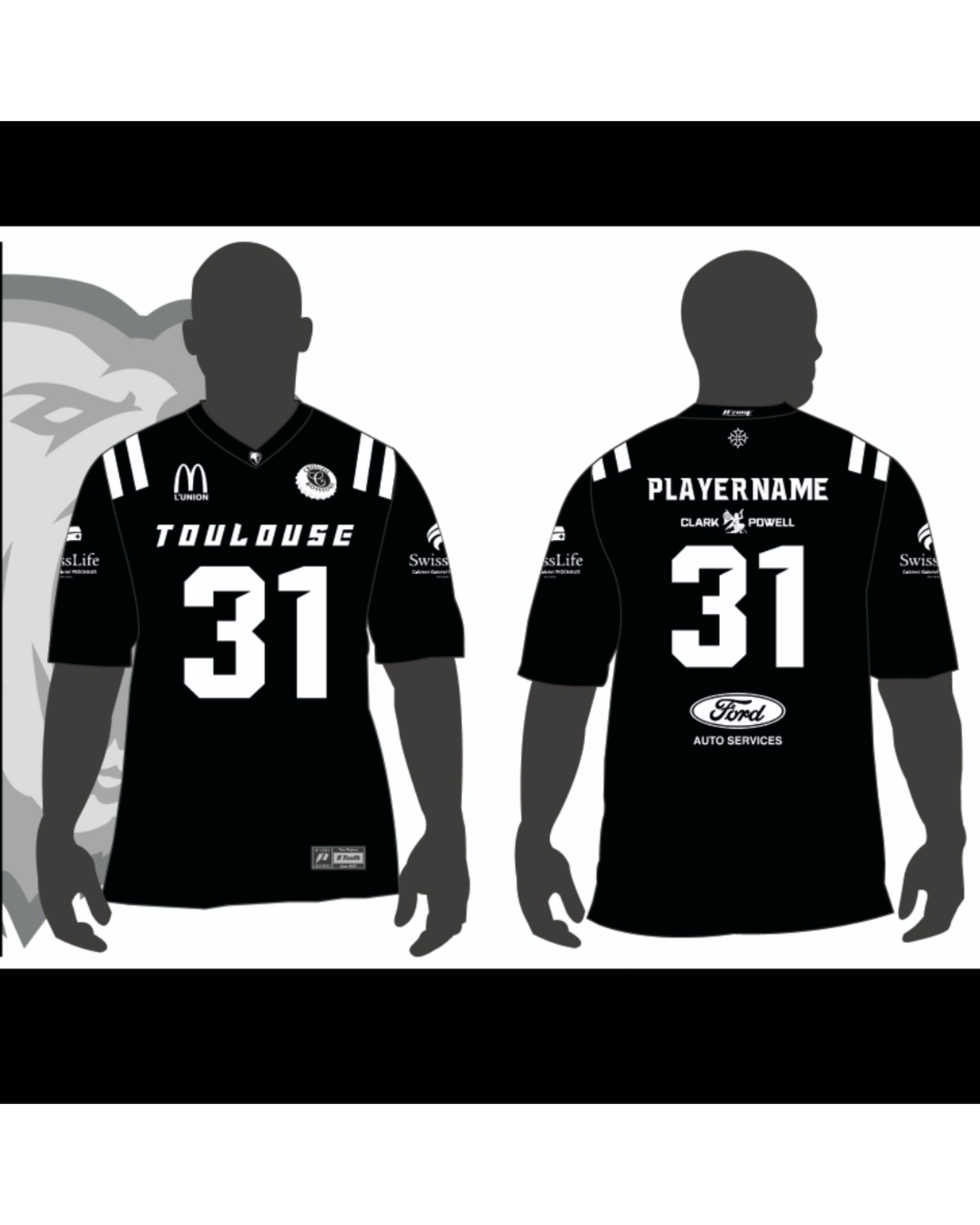 Réplica Maillot Elite (nom et n# personnalisables)